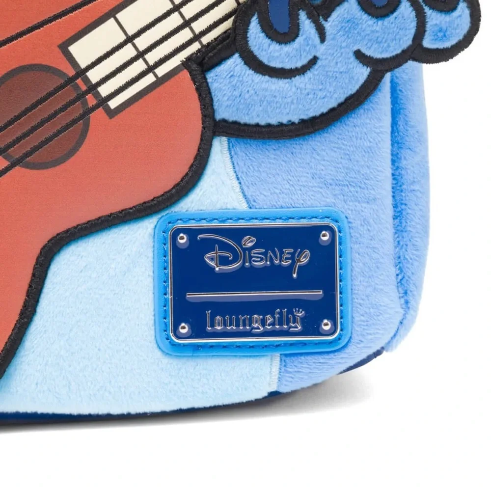 Loungefly Disney Lilo & Stitch Ukulele Cosplay Womens Backpack NEW T#10